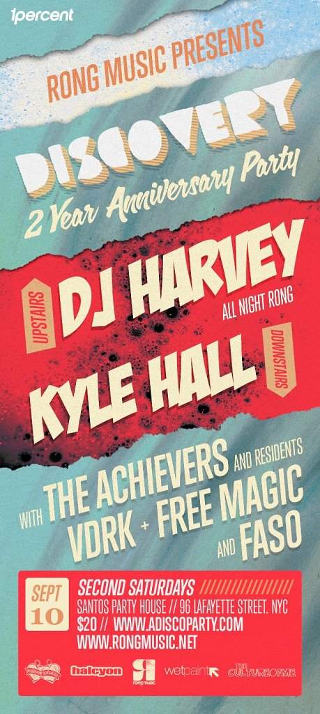 Discovery 2 Year Anniversary with Dj Harvey and Kyle Hall - Página frontal
