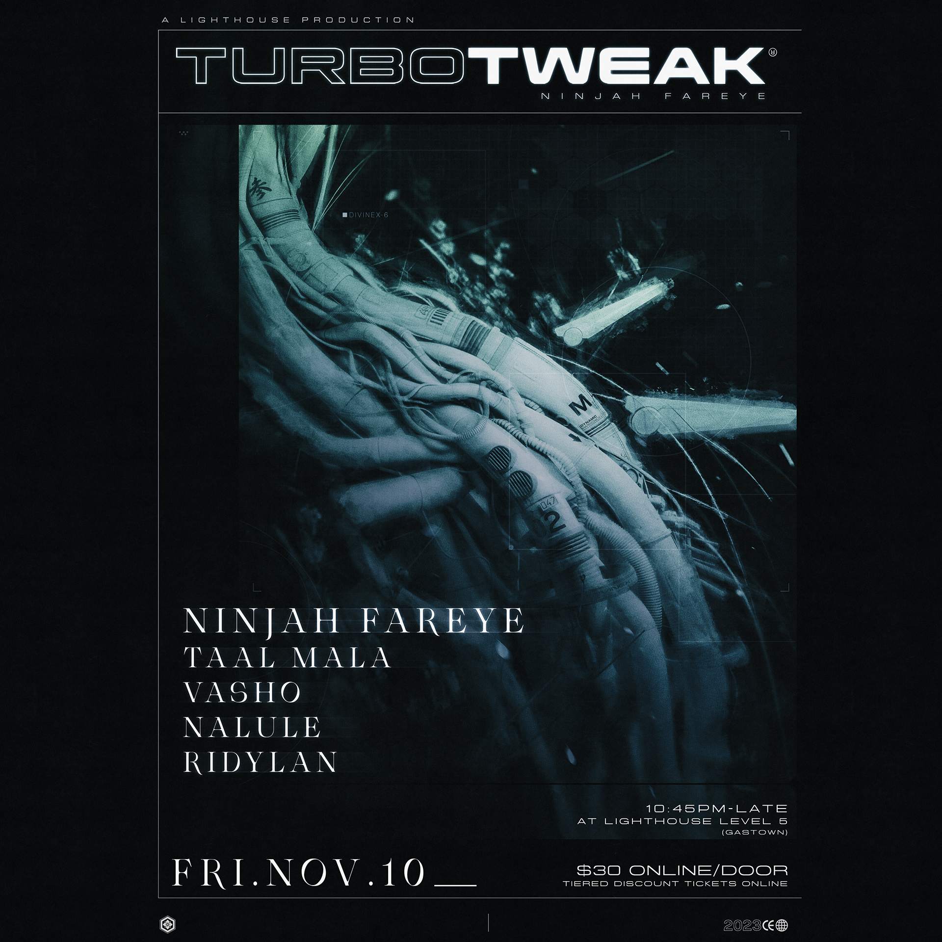 Turbo Tweak: Ninjah Fareye with Taal Mala, Vasho, nalule, RiDylan - Página frontal