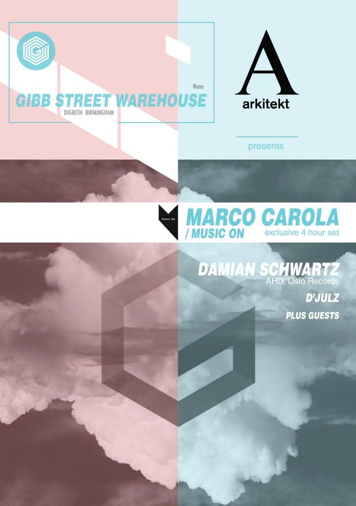 Gibb Street Warehouse presents..Arkitekt - Marco Carola ( 4 Hour Set ) - Página trasera