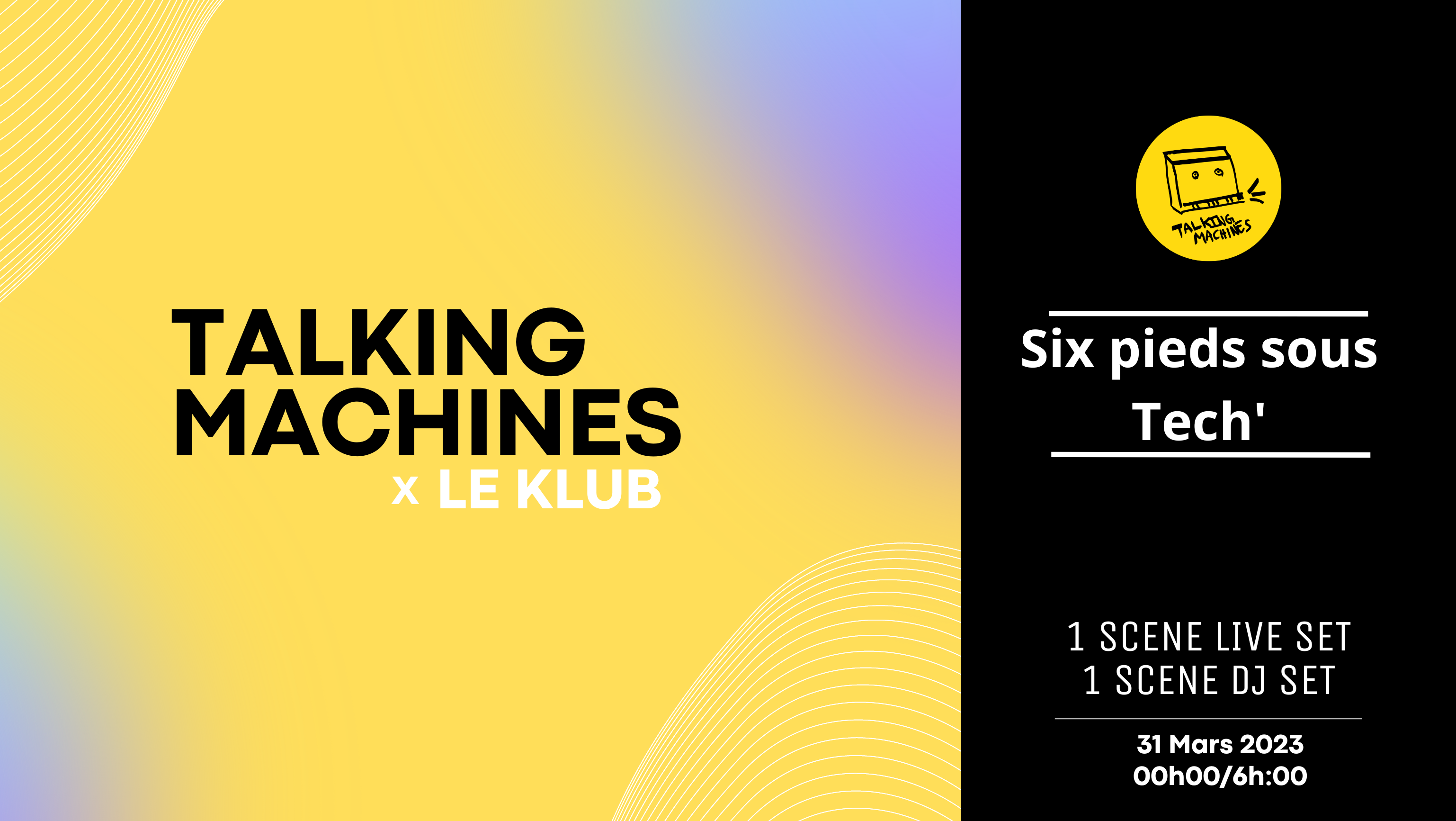 Talking Machines x Le Klub - Página frontal