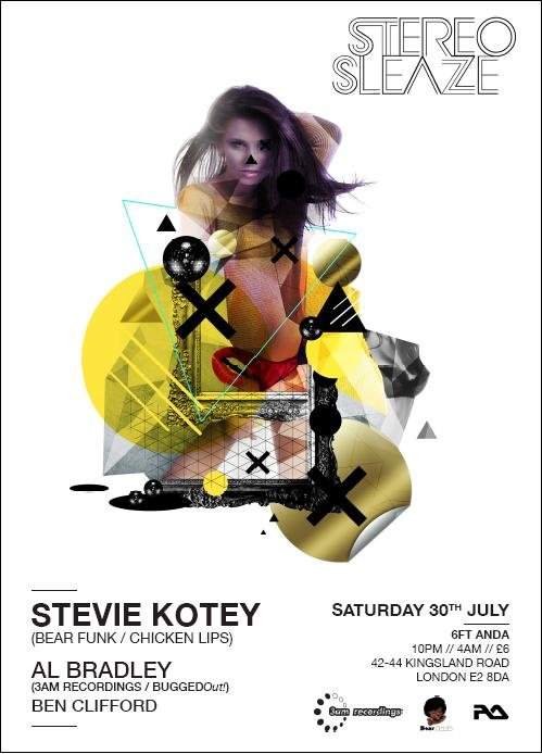 Stereo Sleaze presents Stevie Kotey - Página frontal