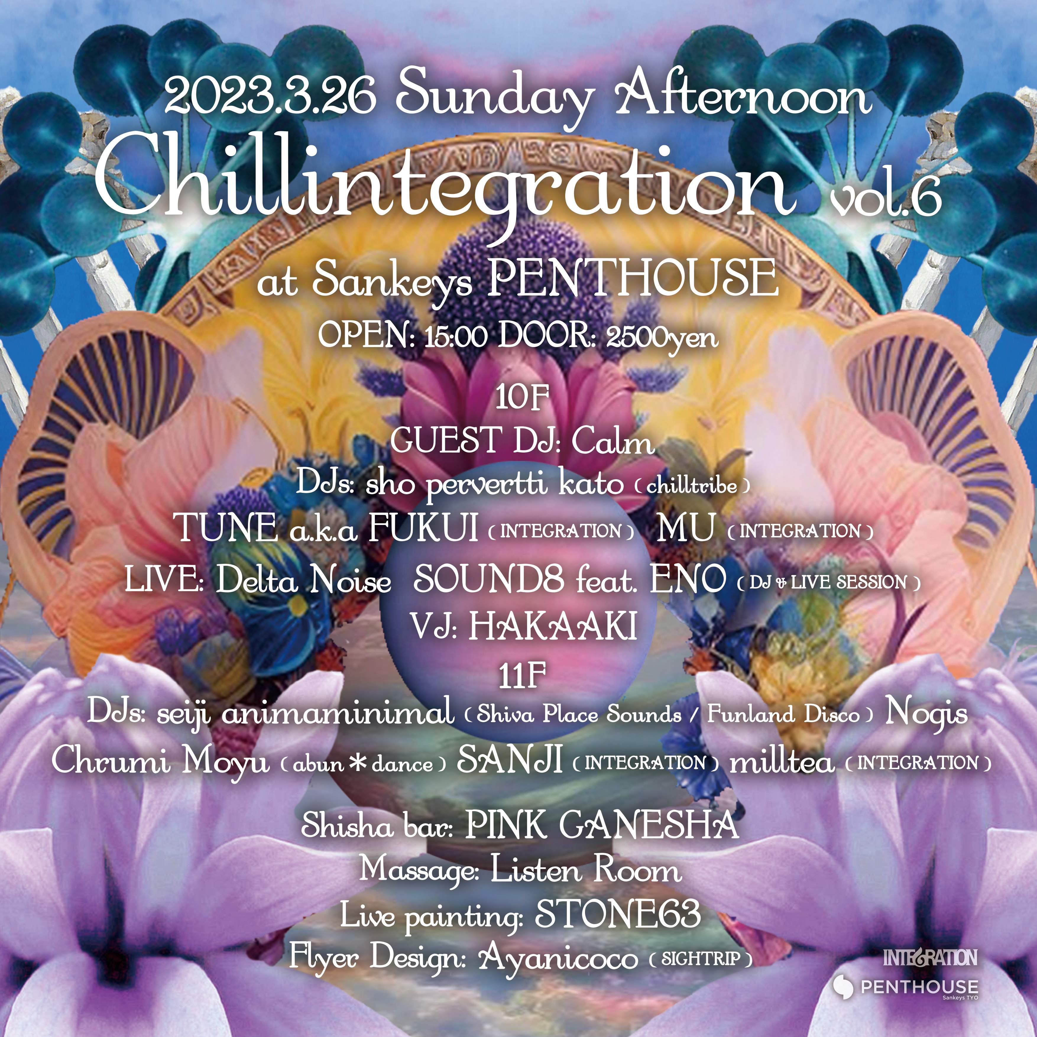 Chillintegration vol.6 - フライヤー表