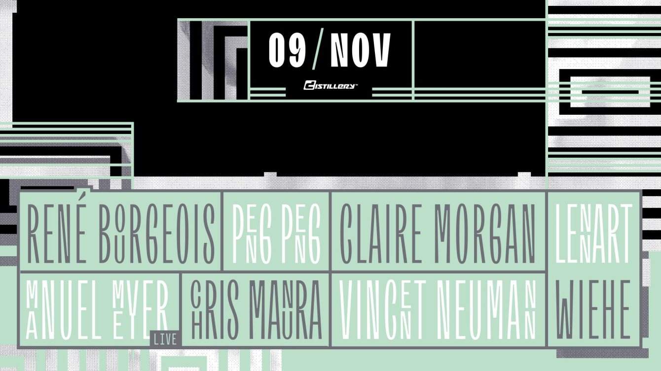3000grad Meets Saturday Rave with René Bourgeois, Claire Morgan - フライヤー表