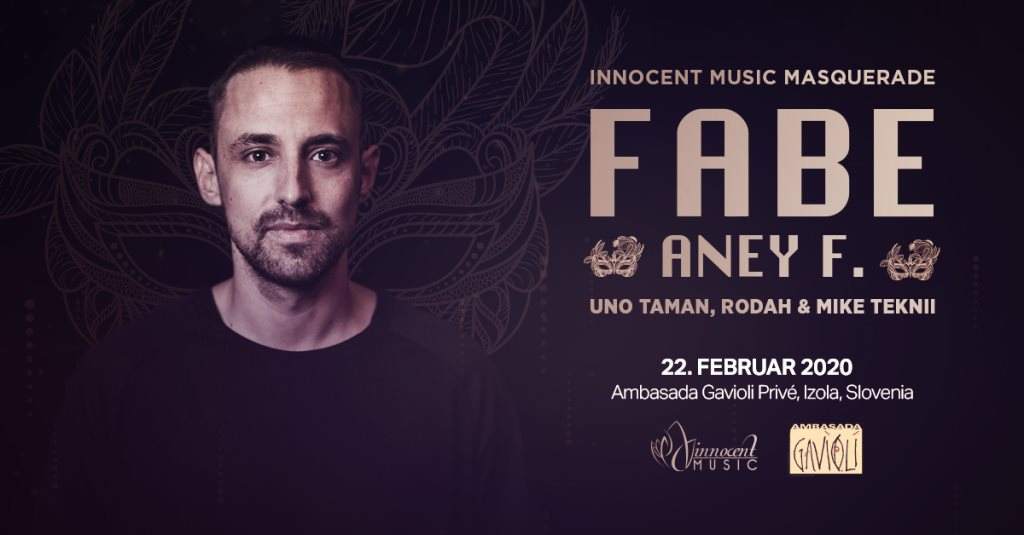 Innocent Music Masquerade with Fabe (Cocoon, Germany) - フライヤー裏