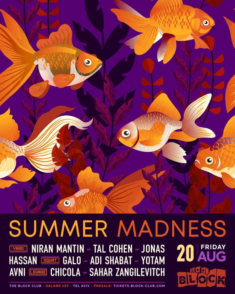 Summer Madness Friday August 20 - フライヤー表