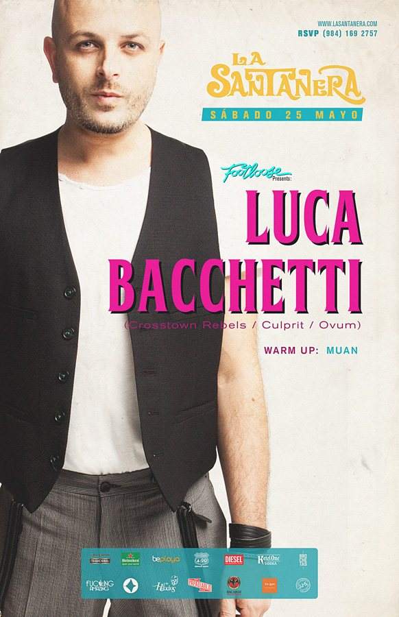 Footloose presents Luca Bacchetti - フライヤー表