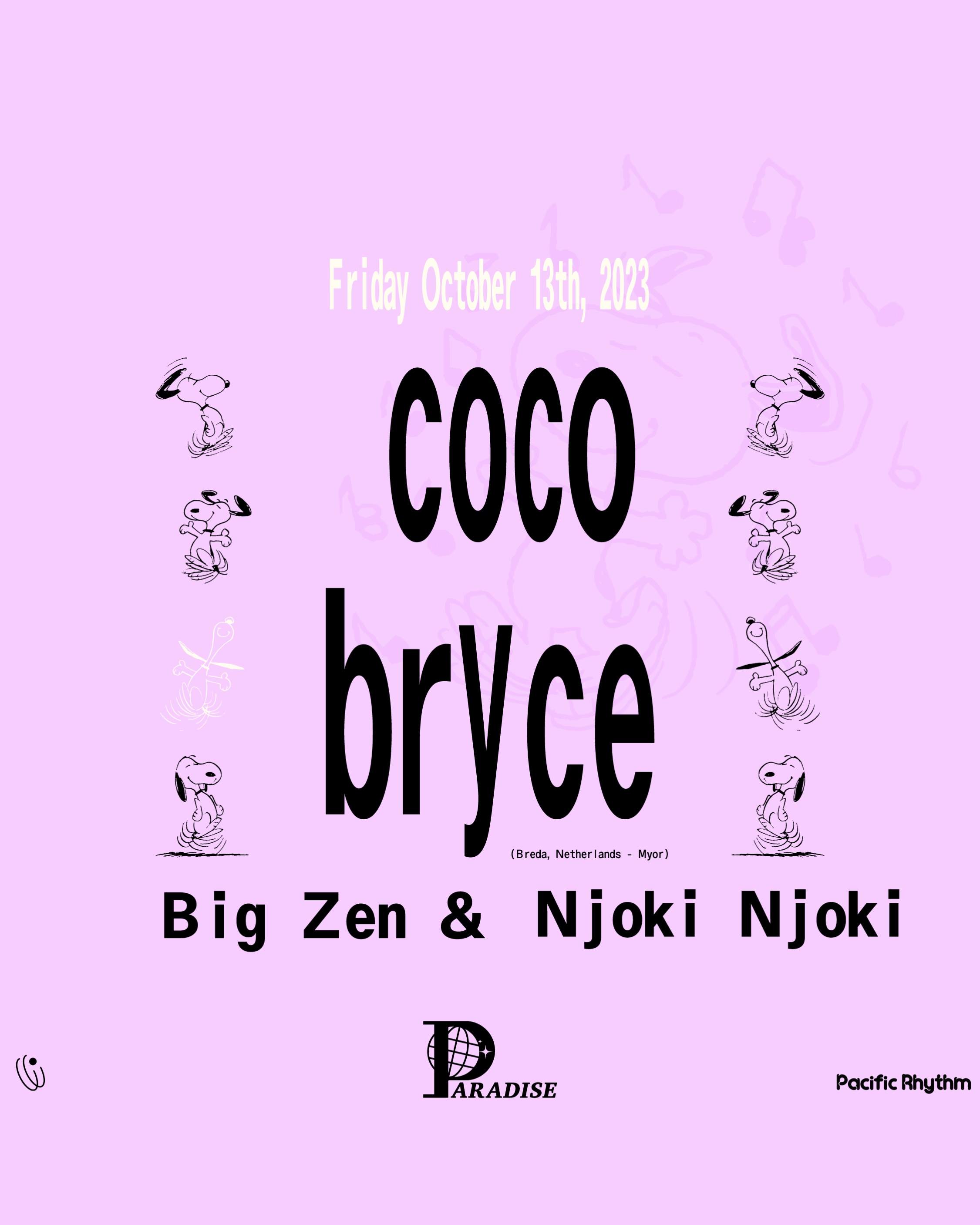 Coco Bryce with Big Zen & Njoki Njoki - Página frontal