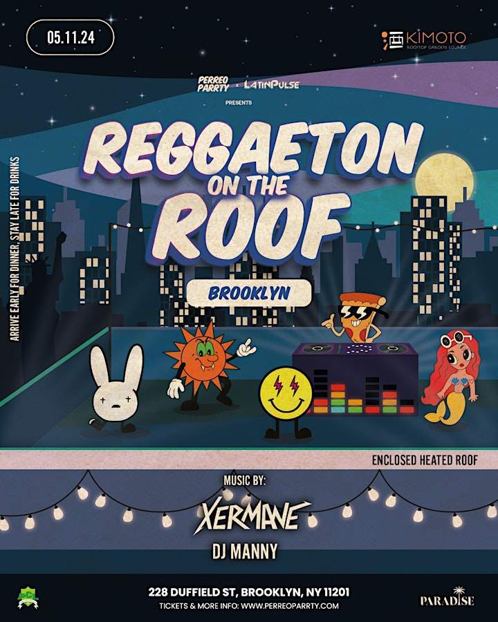 Reggaeton on the ROOF - Latin & Reggaeton Event at Kimoto Rooftop - Página frontal