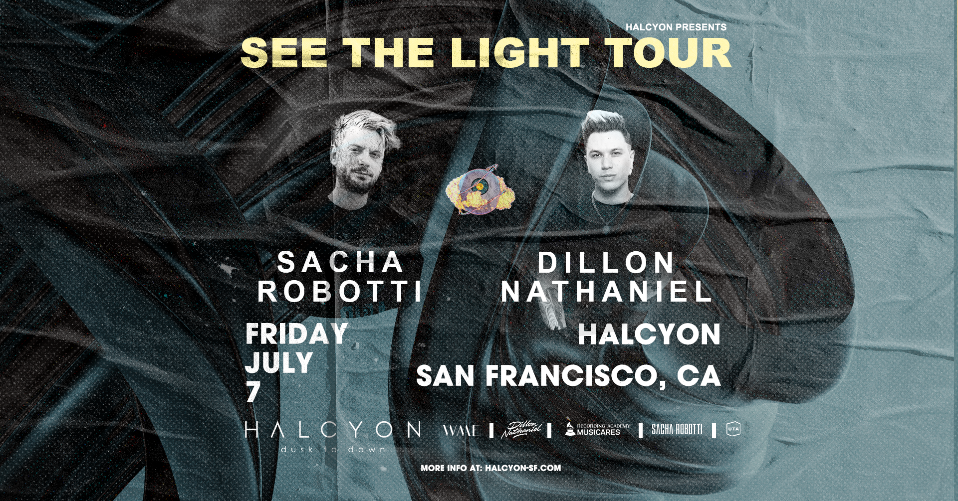 Sacha Robotti + DILLON NATHANIEL: SEE THE LIGHT TOUR - Página frontal