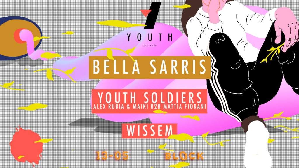 Youth with Bella Sarris, Youthsoldiers & Wissem - フライヤー表