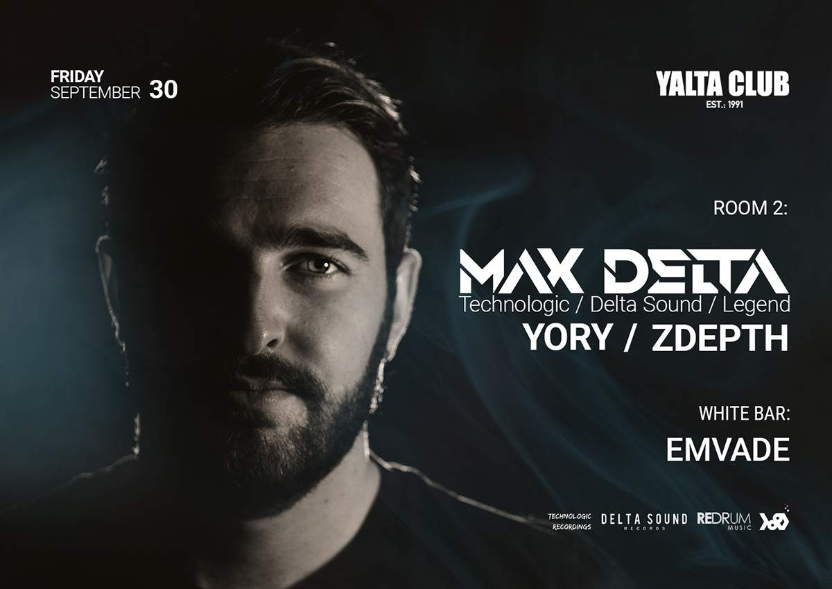 Yalta Club Season Opening x Max Delta (FR) - フライヤー裏