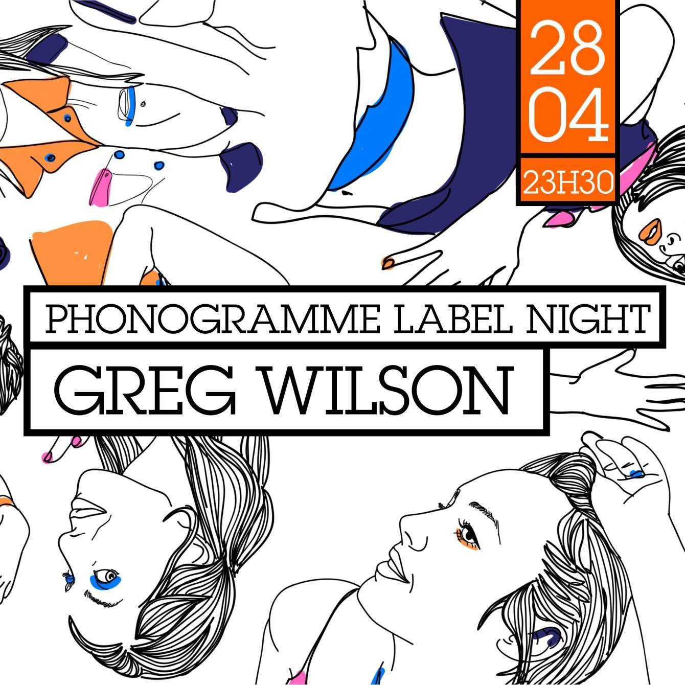 Club/ Phonogramme Invite Greg Wilson - フライヤー表