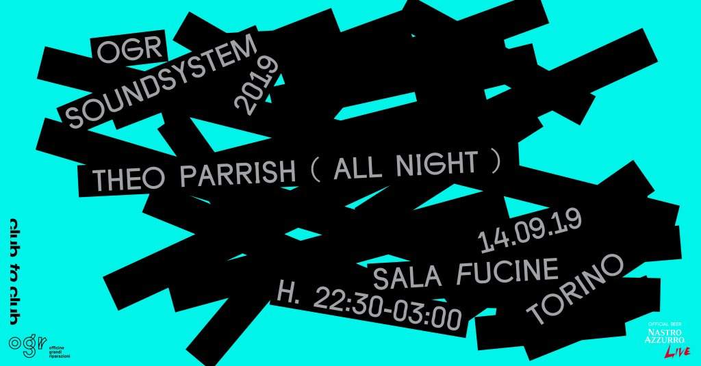 OGR Soundsystem: Theo Parrish (All Night) - Página frontal