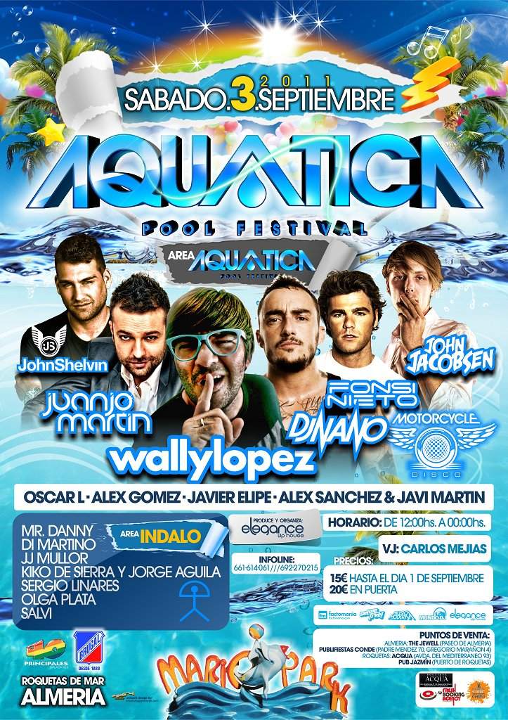 Aquatica Pool Festival - フライヤー表