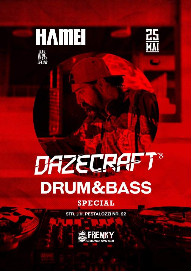 Dazecraft's Drum&Bass Special - フライヤー裏