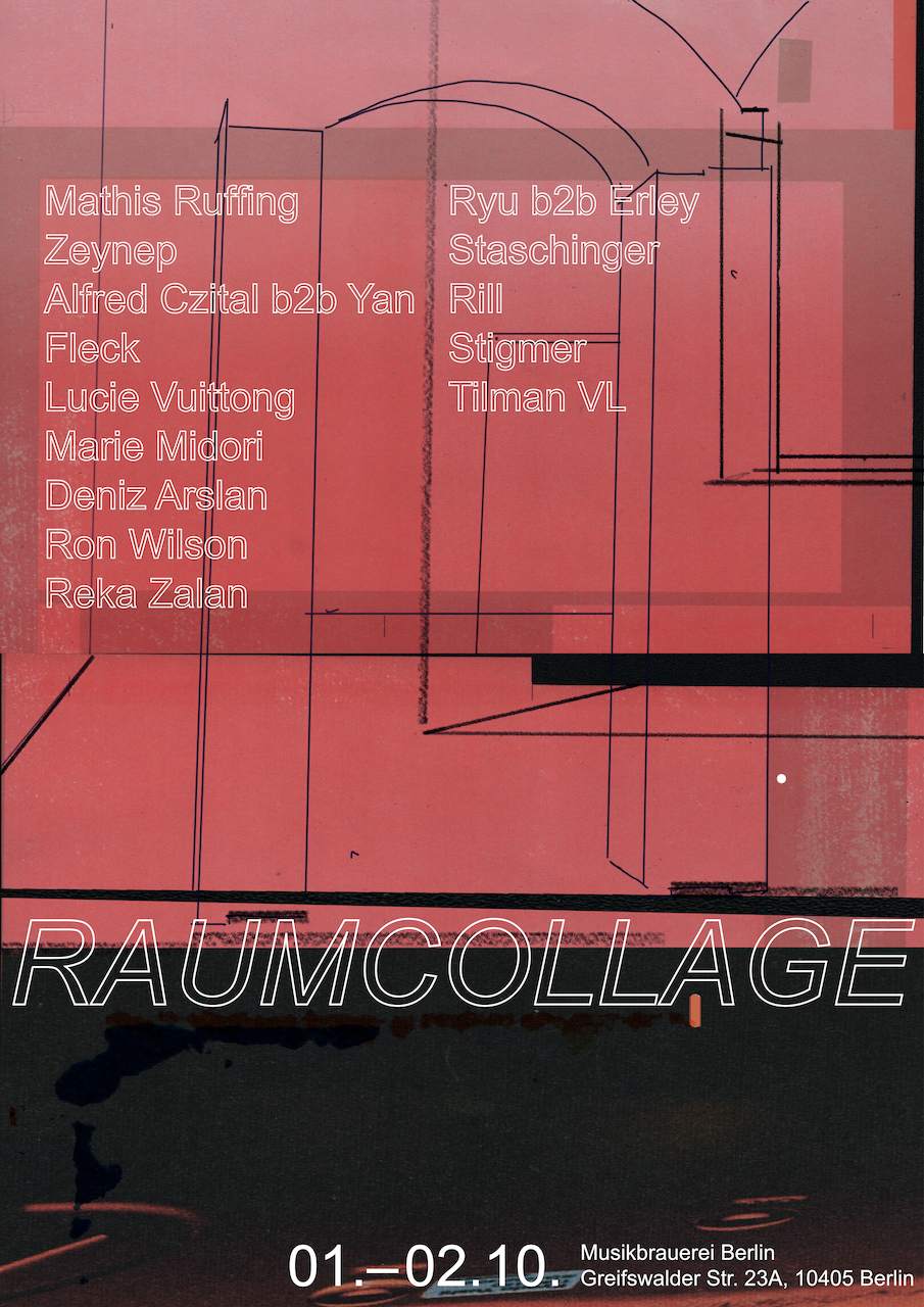 [CANCELLED] Raumcollage by Disruptiv and Emik - フライヤー表