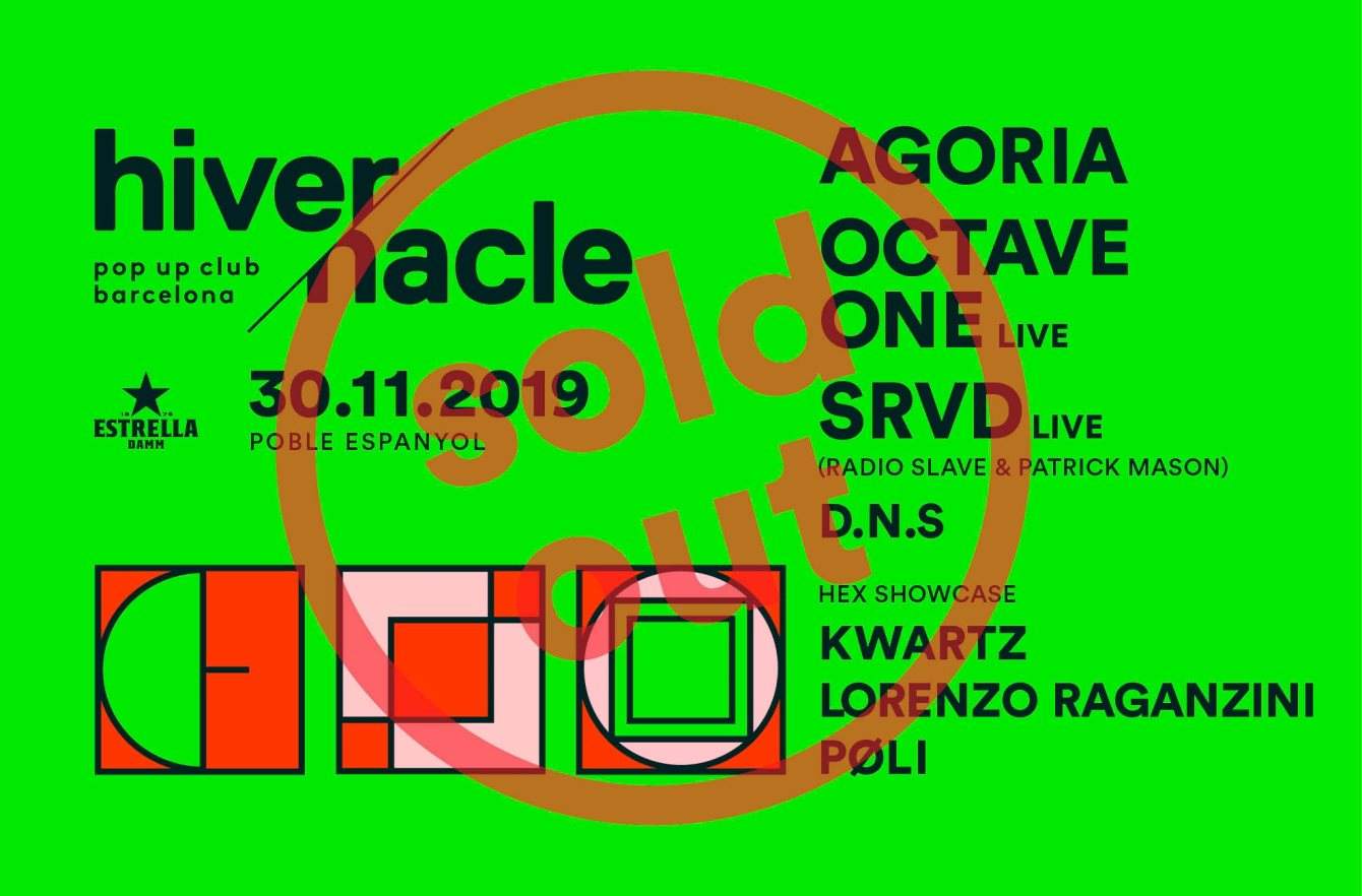 **Sold Out** Hivernacle #2: Agoria, SRVD Live, Octave One Live, HEX Showcase, Kwartz - Página trasera