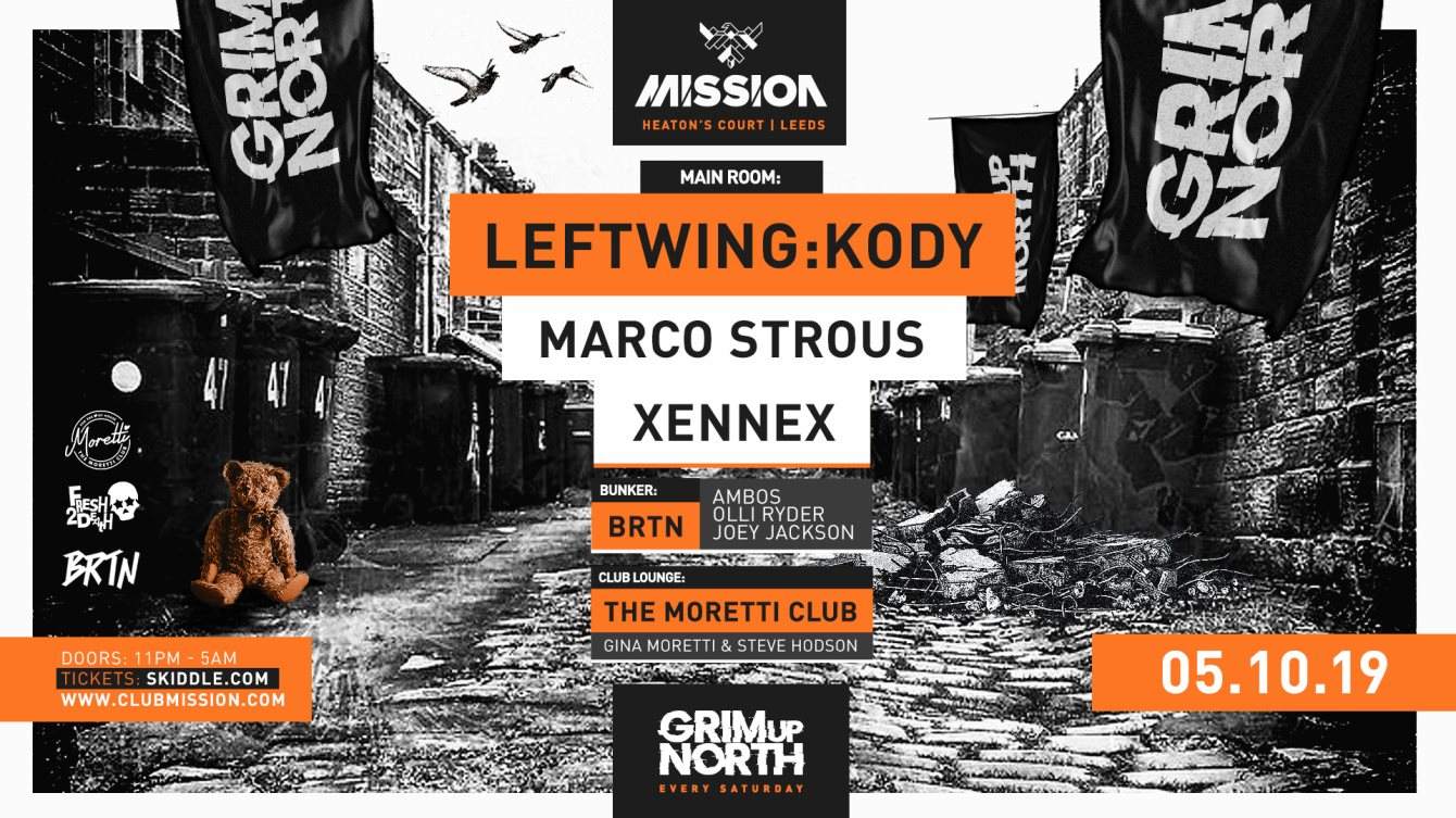 Leftwing:Kody / Marco Strous // Grim Up North - Página frontal