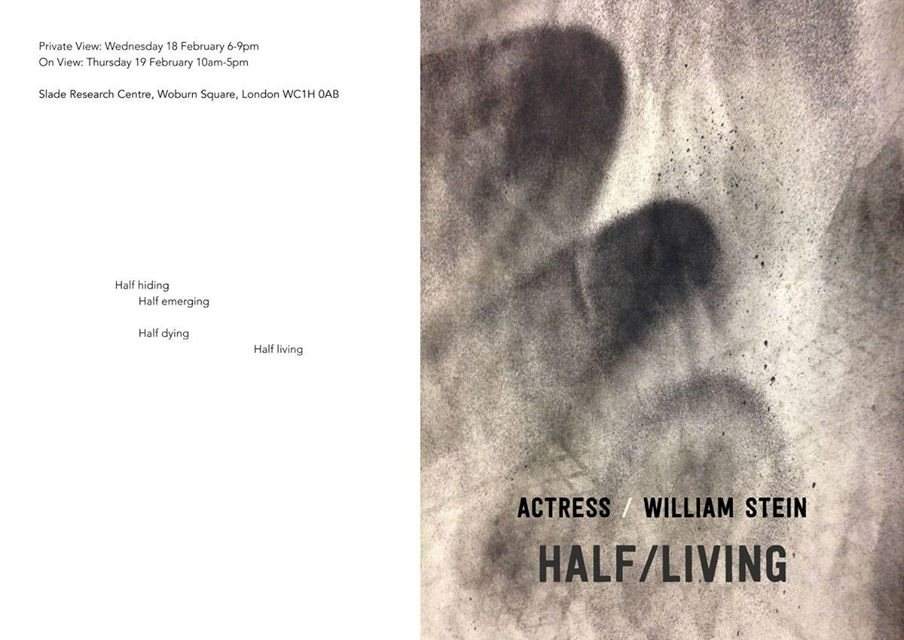 Actress   William Stein = Half/Living - Página frontal