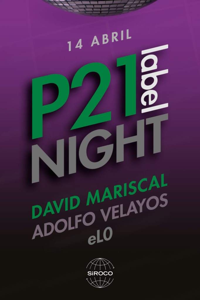 P21label Night - Página frontal