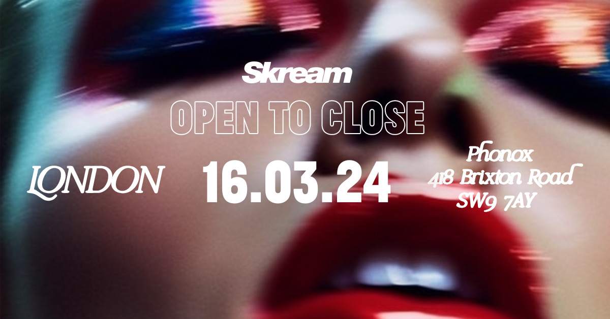 Skream - Open To Close (6 Hours - All Day Long) - Página frontal