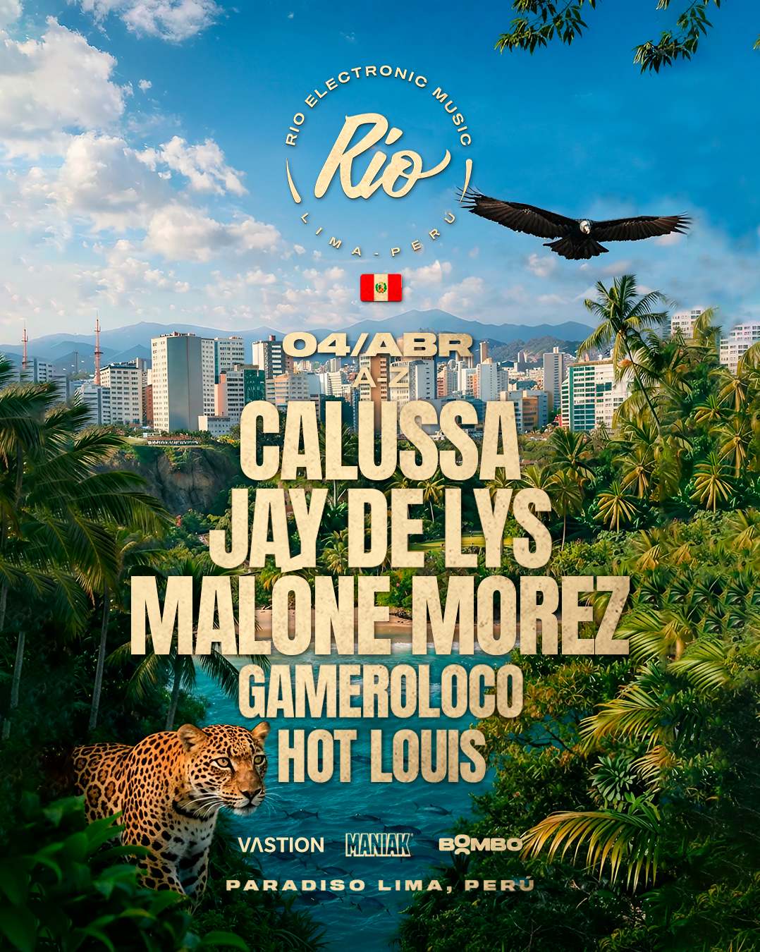 Río Electronic Music Perú at Club Cultural Lima, Peru