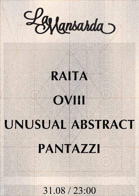 Raita, Oviii, Unusual Abstract & Pantazzi - Página frontal