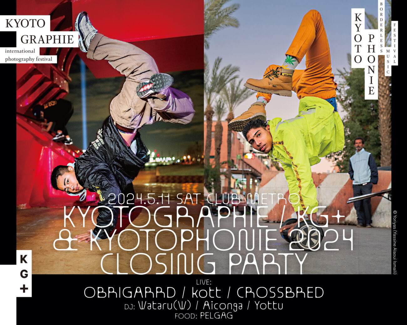 KYOTOGRAPHIE / KG＋ and KYOTOPHONIE 2024 Closing Party - フライヤー表