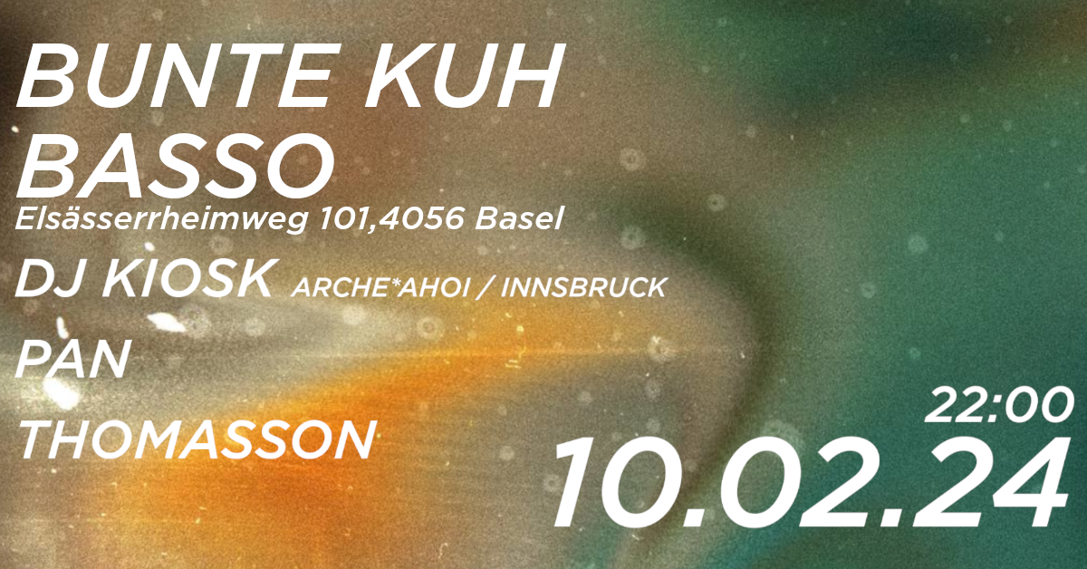 Bunte Kuh meets Arche Ahoi at Basso Basel