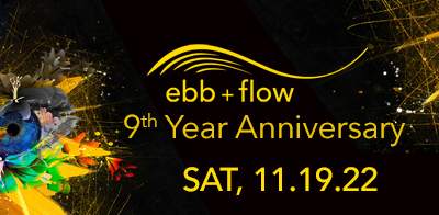 ebb + flow 9 Year Anniversary - フライヤー表