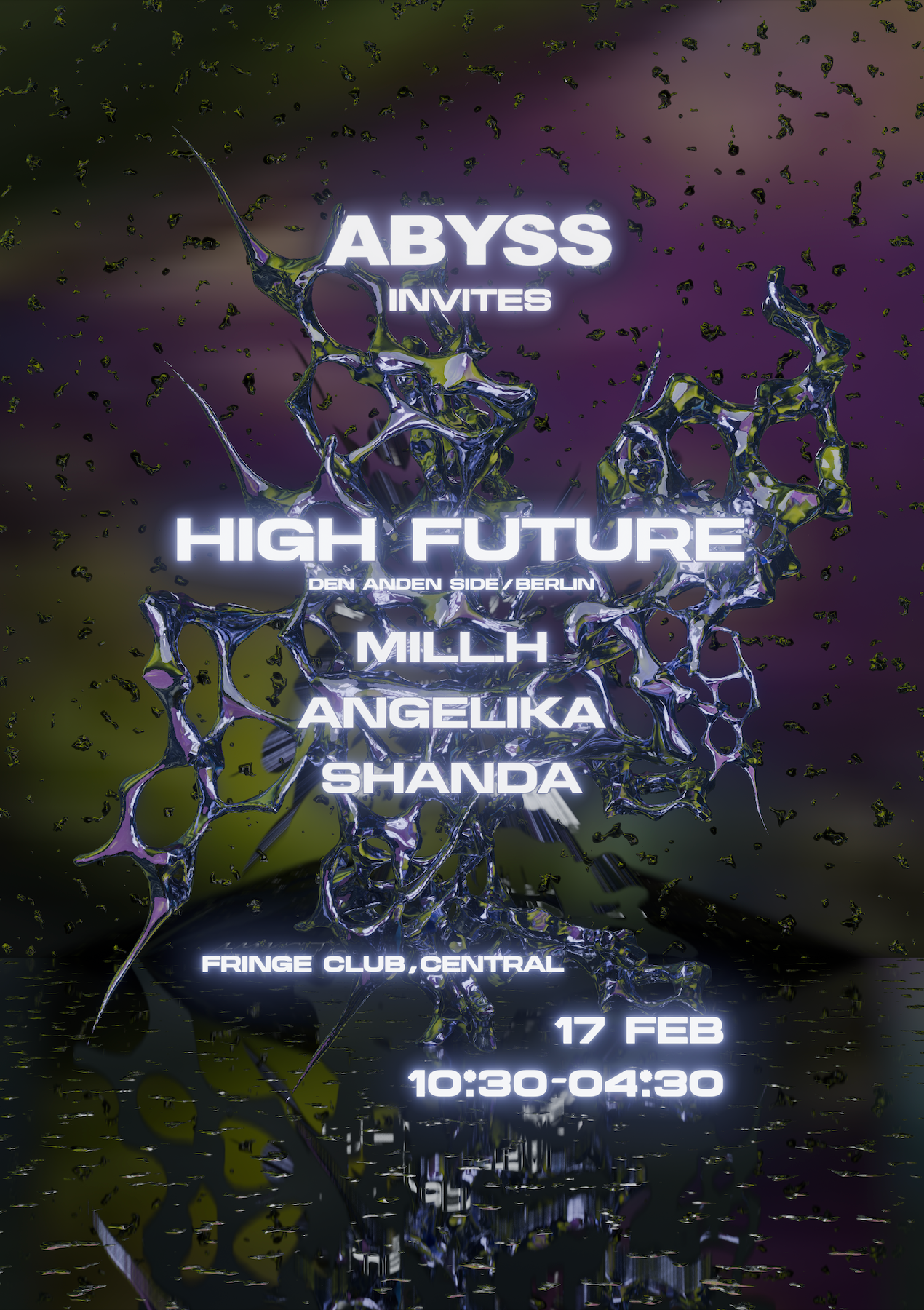 ABYSS invites: High Future (Den Anden Side / Berlin) - フライヤー表
