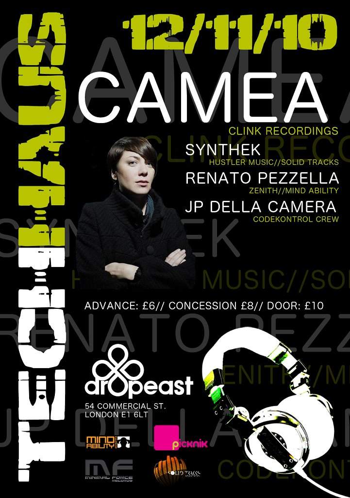 Tech Haus: The Launch Party feat Camea - フライヤー表