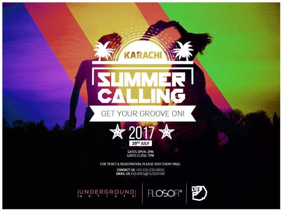 Karachi Summer Calling - Página frontal