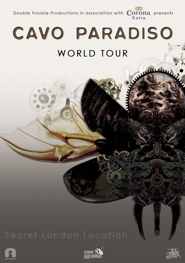 Rhythmatic presents Cavo Paradiso World Tour with Matthias Tanzmann B2b Davide Squillace - Página frontal