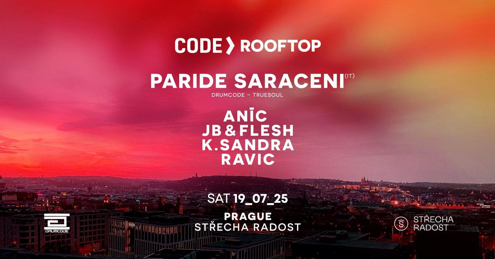 CODE Rooftop Paride Saraceni at Střecha Radost, Prague