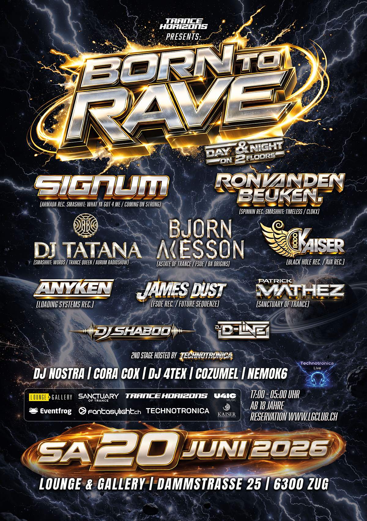 Born to Rave at Lounge & Gallery, Switzerland
