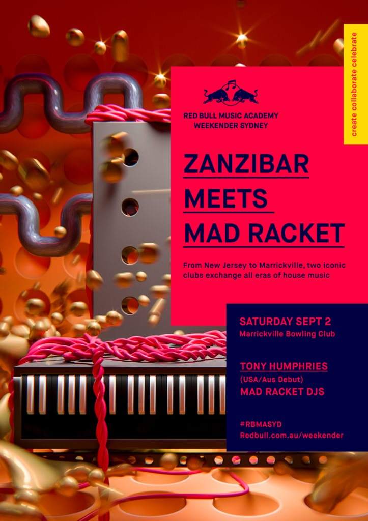 RBMA Weekender Sydney: Zanzibar meets Mad Racket - Página frontal