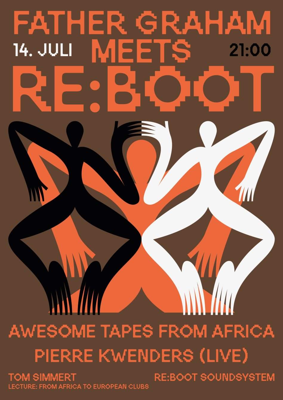 Awesome Tapes From Africa & Pierre Kwenders // FG x Re:Boot - フライヤー表