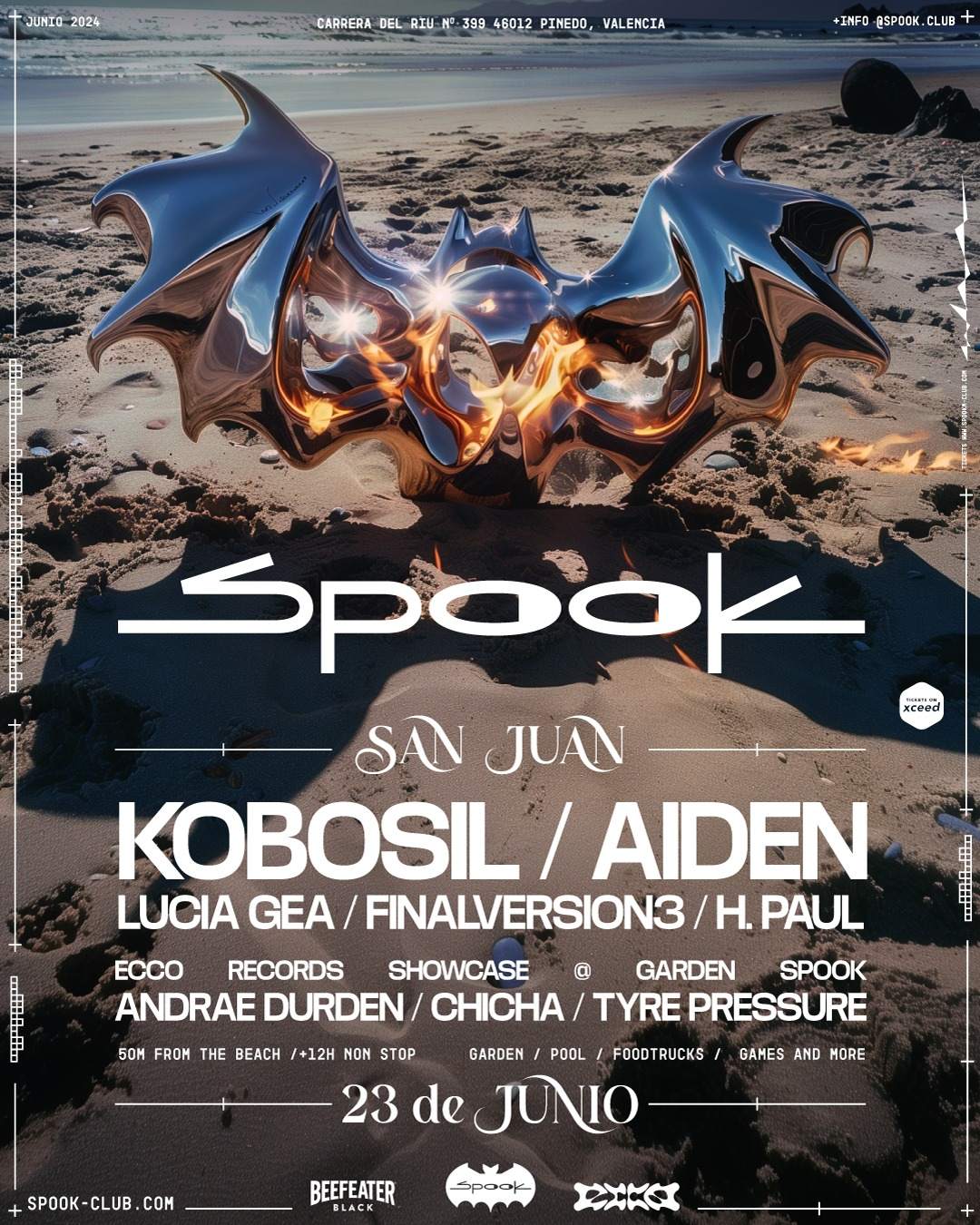 SAN JUAN: Kobosil & Aiden + Ecco Records showcase - フライヤー表