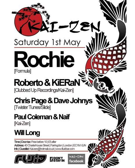 Kai-Zen presents Rochie - Flyer front