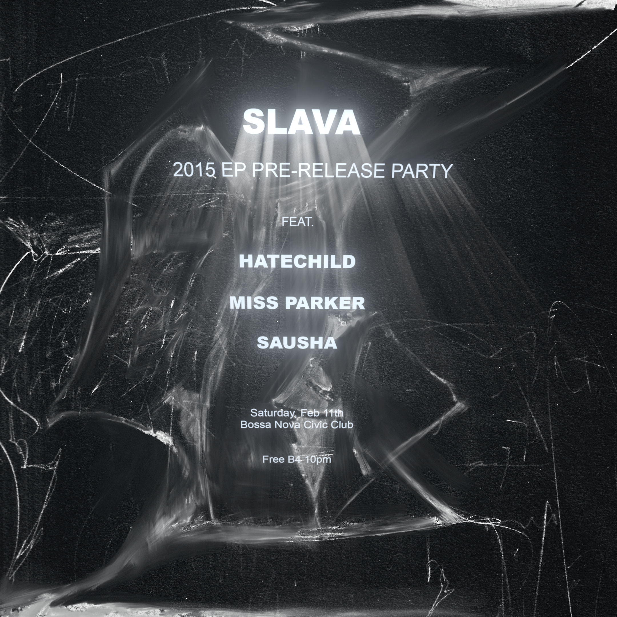 Slava '2015' EP Pre Release Party - フライヤー表