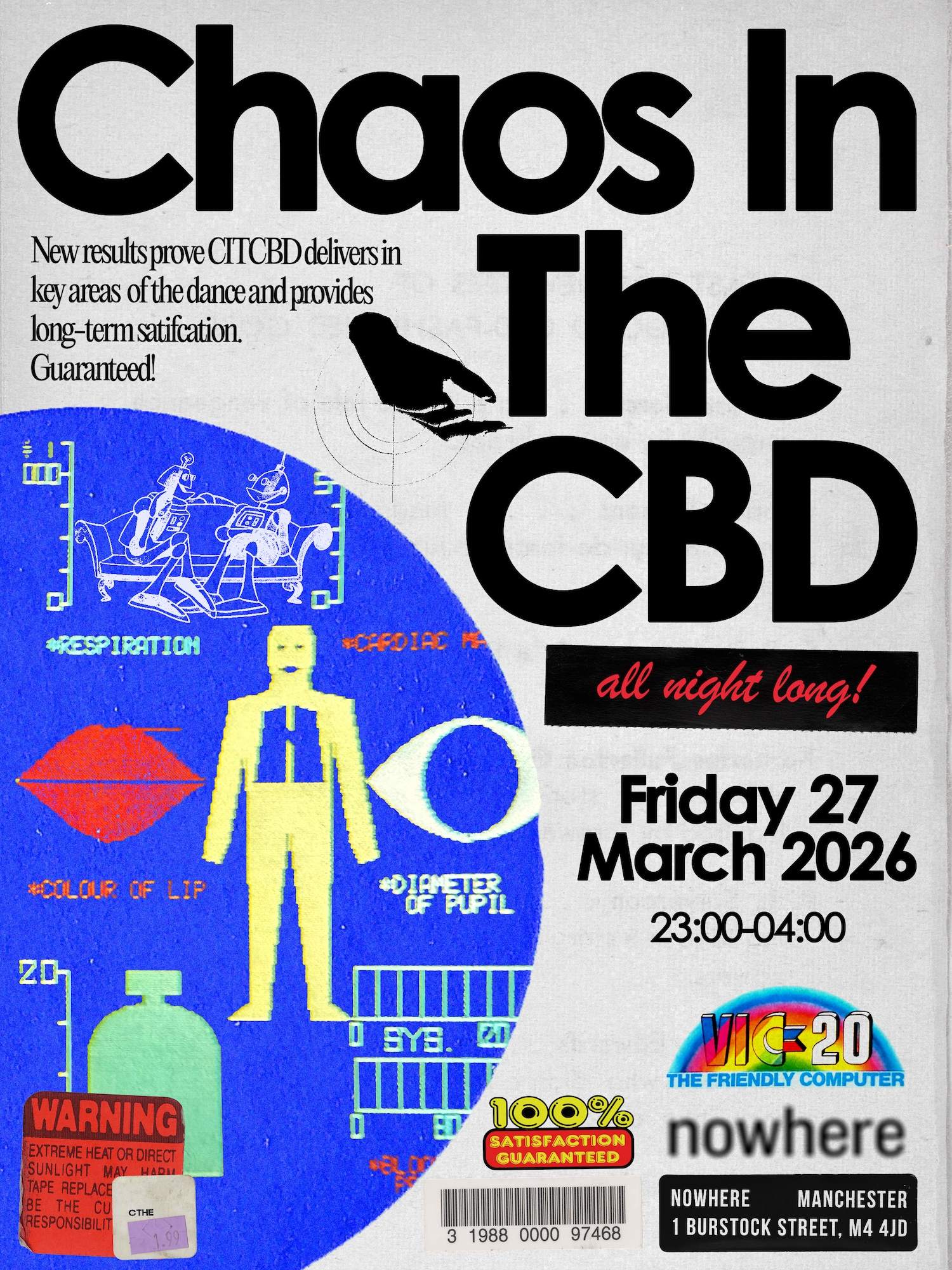 Chaos In The CBD - All Night Long at NOWHERE, Manchester