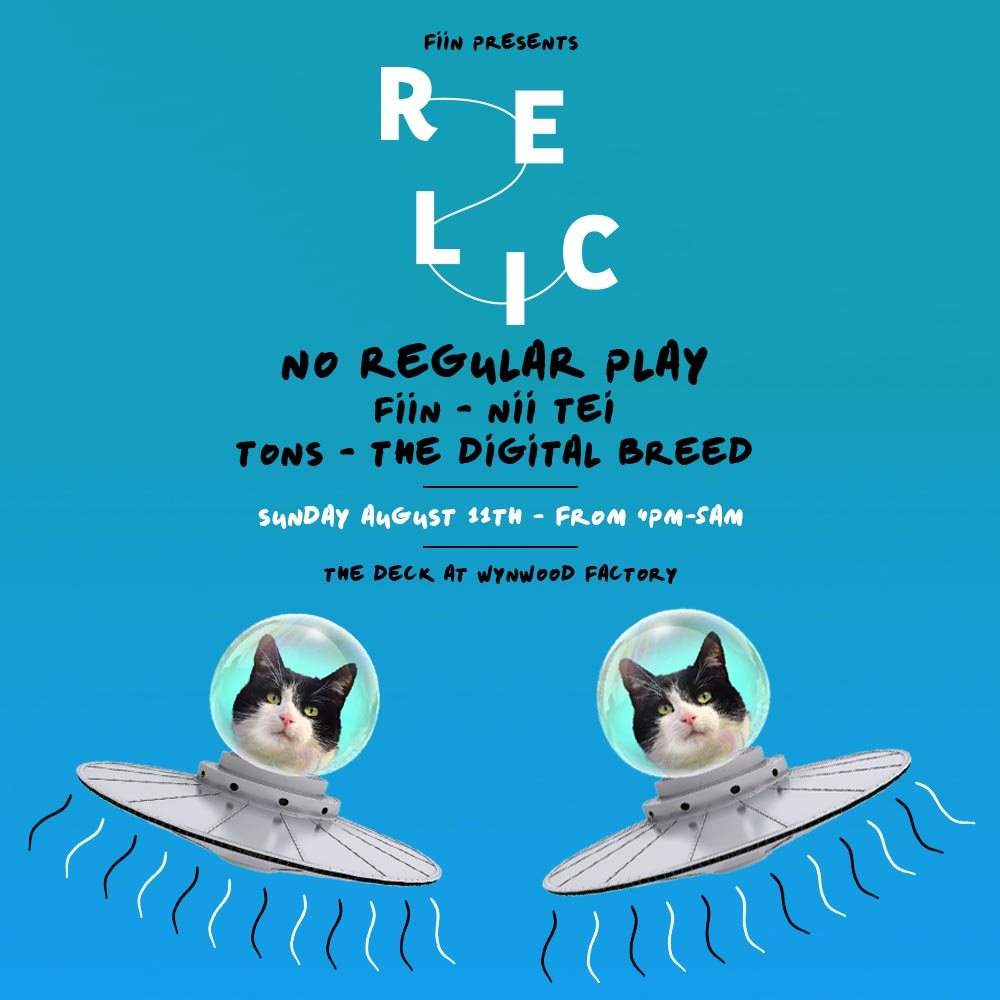 Relic feat. No Regular Play, Fiin & More - フライヤー表