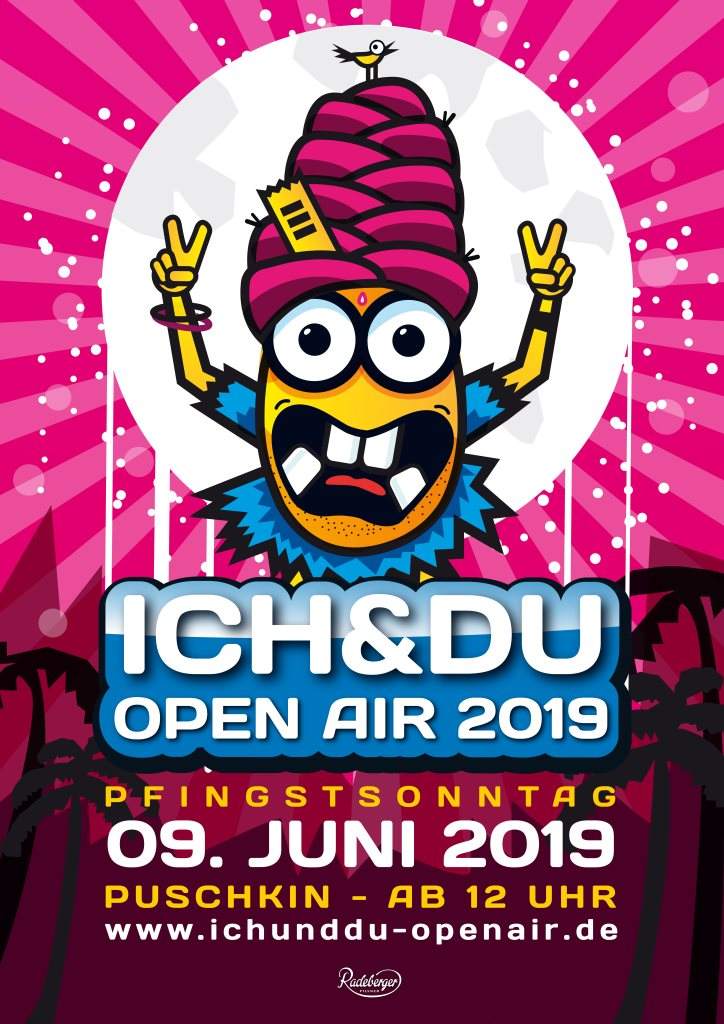 ICH & DU Openair 2019 - フライヤー表