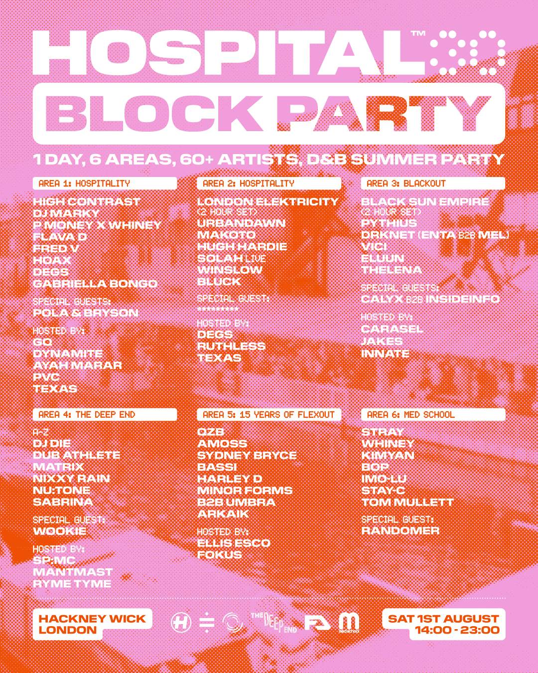 Hospital30 Block Party at Hackney Wick Multiple Venues, London · Tickets