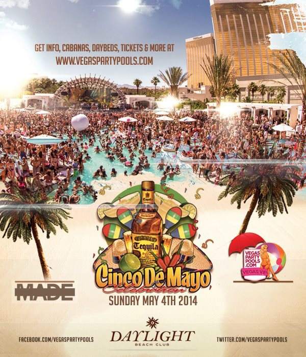 Made Sundays Vegas Cinco de Mayo Pool Party a Daylight Beach Club