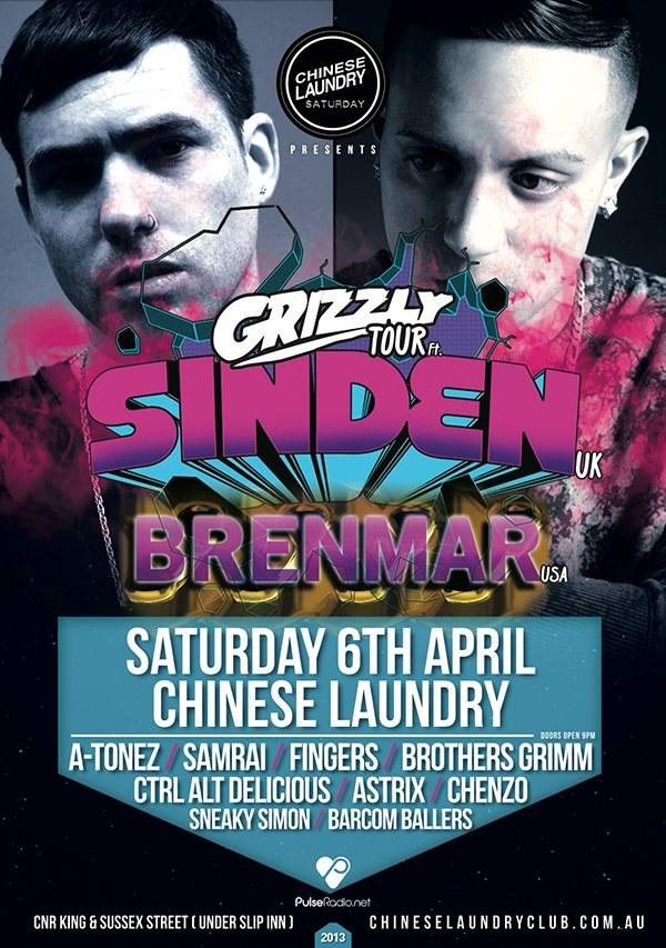 Grizzly Tour Feat. Sinden & Brenmar - Página frontal