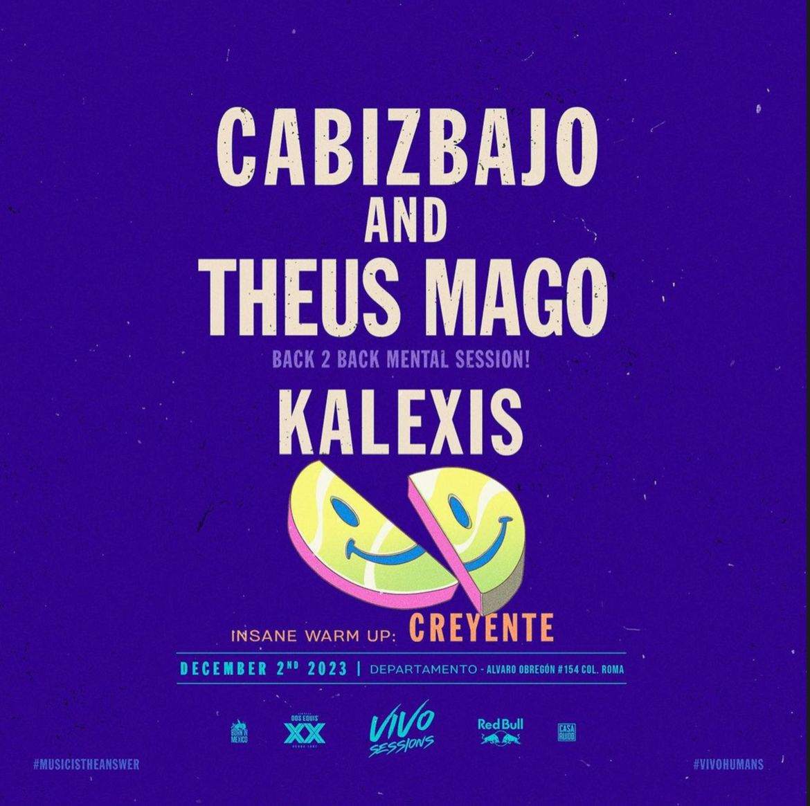Cabizbajo and Theus Mago Back 2 Back Mental Session! - フライヤー表