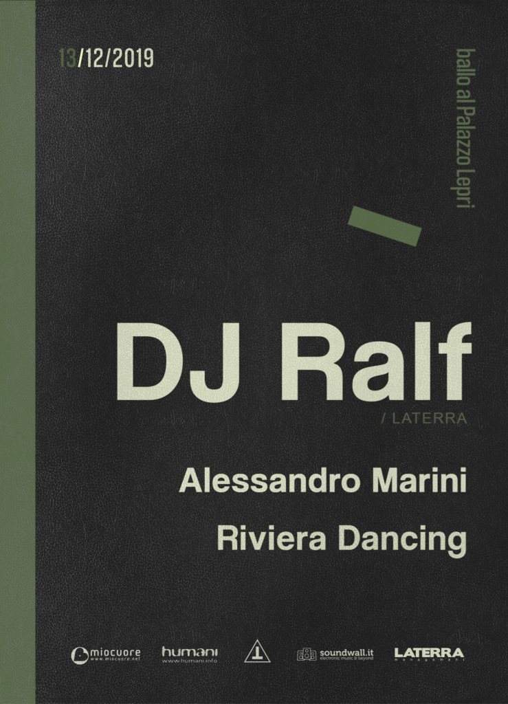 DJ Ralf - Ballo al Palazzo Lepri - Página frontal