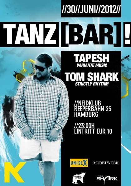 Tapesh at Tanzbar - フライヤー表
